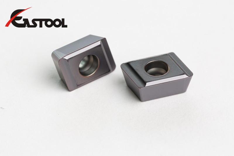 車床切削刀具硬質(zhì)合金鉆削刀片 800-06T308M-I-G，用于深孔加工，帶 PVD 涂層